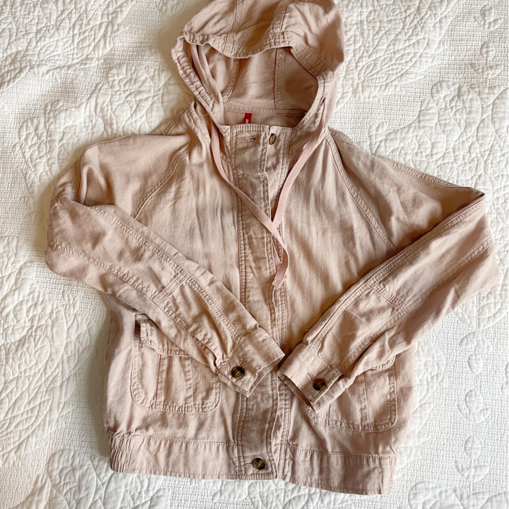 Unionbay‎ pink crop coat.